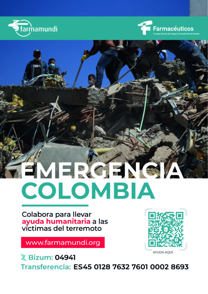 Cartel Emergencia Colombia Castellano-FARMACEUTICOS